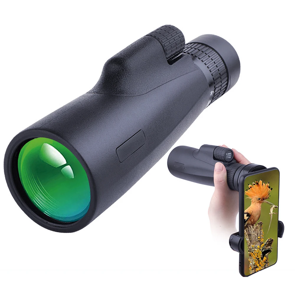 30x50 Outdoor Monocular Telescope Professional Spotting Telescope Low Light Night Vision for Hunting Camping Hiking Traveling