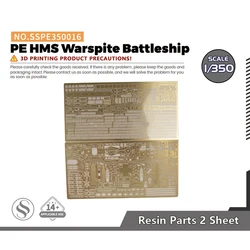 SSMODEL SSPE350016 1/350 Model Upgrades PE HMS Warspite Battleship