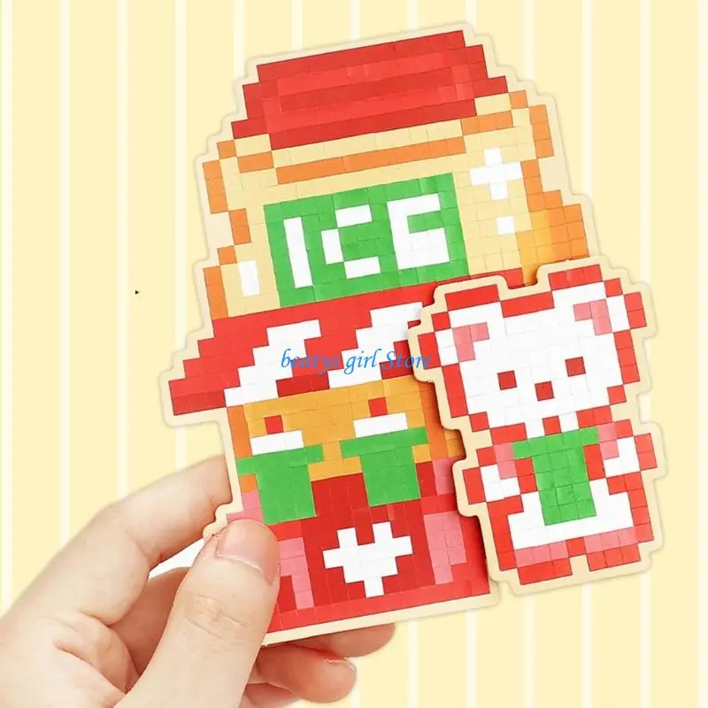 Picture 5: C7AB Puzzle Craft Sticker For Kids Calming Activity Safe Handmade Art Craft Project