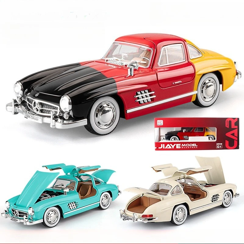 

Модель классического ретро-спорткара 1:22, имитация, с функцией отката, из сплава, игрушечная машинка-украшение