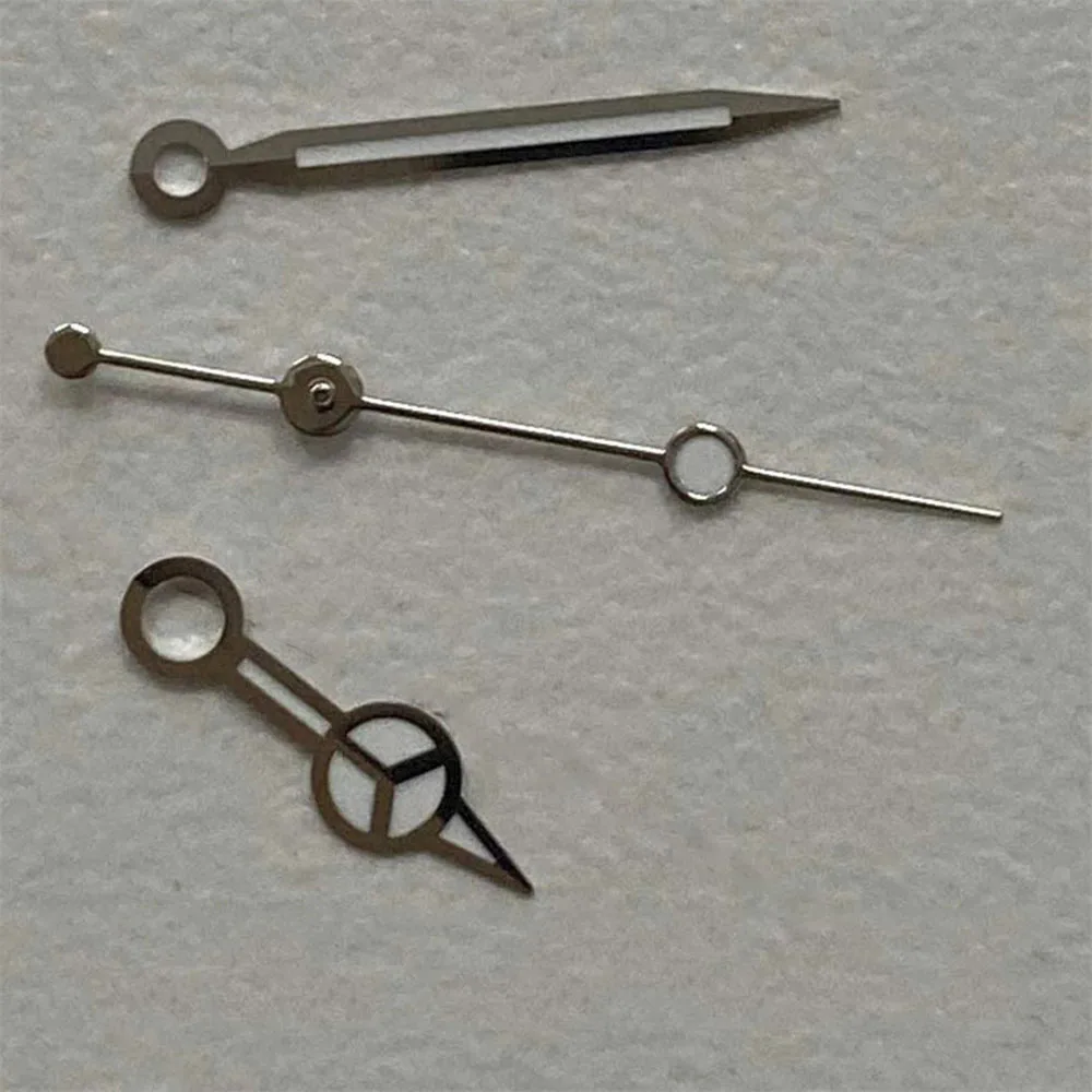 

Silver Watch Hands Green Luminous Three-pin Pointer for NH35 NH36 Movement, NH35 Hands, Replacement Needles Accessories