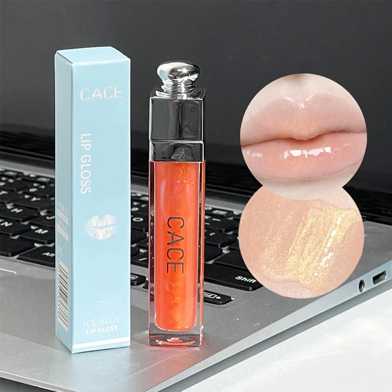 Moisturizing Lip Oil Gloss Mirror Water Light Lip Glaze Hydrating Glitter Glass Lip Oil Transparent Lip Balm Lips Care Makeup