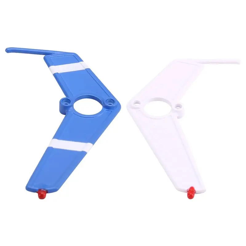 M01K 2PCS RC Helicopter Upgrade C138 Vertical Wing Set For RC ERA C138 Bell 206 1:33 RC Helicopter Parts