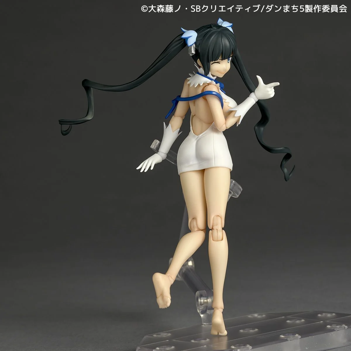 Origina l Echt Kaiyodo Acchion/Poppen Revoltech Dungeon Ni Deai Wo Motomeru's Wa Machigatteiru Darou Ka Hestia H=130mm en y techniek ft