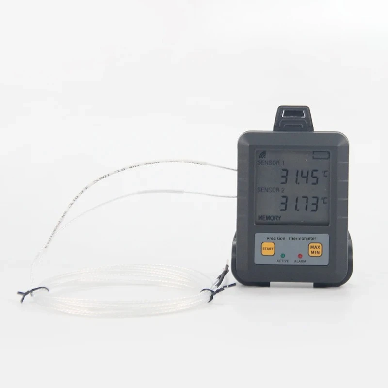 

Good stuff Industrial High Precision Digital Display 2 Channel Thermometer RTD Thermometer