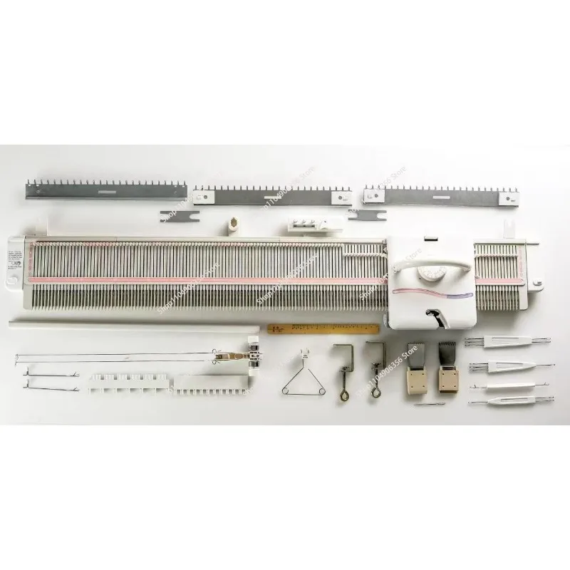 for Silver Reed Hand-Driven LK150 Jacquard 3.9G 6.5mm Mid Gauge Beginner Weaving Knitting Machine for Home Use Brand New