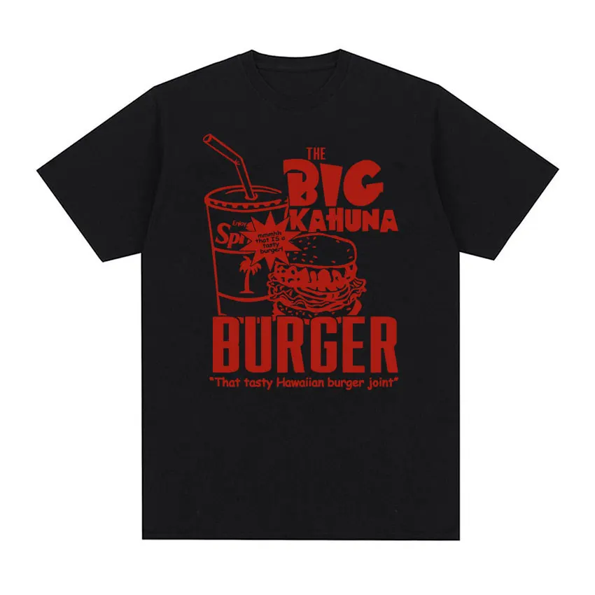 Pulp Fiction 2 Directed By Quentin Tarantino T Shirt Big Kahuna Burger Print T-shirt Men Women Retro Casual 2026 Summer T Shirt