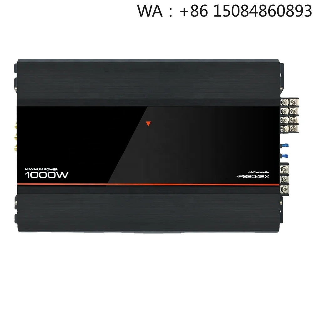 Car modification DIY car enthusiast feverProfessional Car Power Audio Unit 4 Channel Terminal 12V 1000 Watts for Auto Audio
