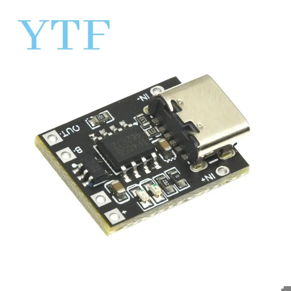Super Small Ternary lithium Battery Charging Board 1A 3.7V 4.2V Charger Module Type-C Interface With Protection Board