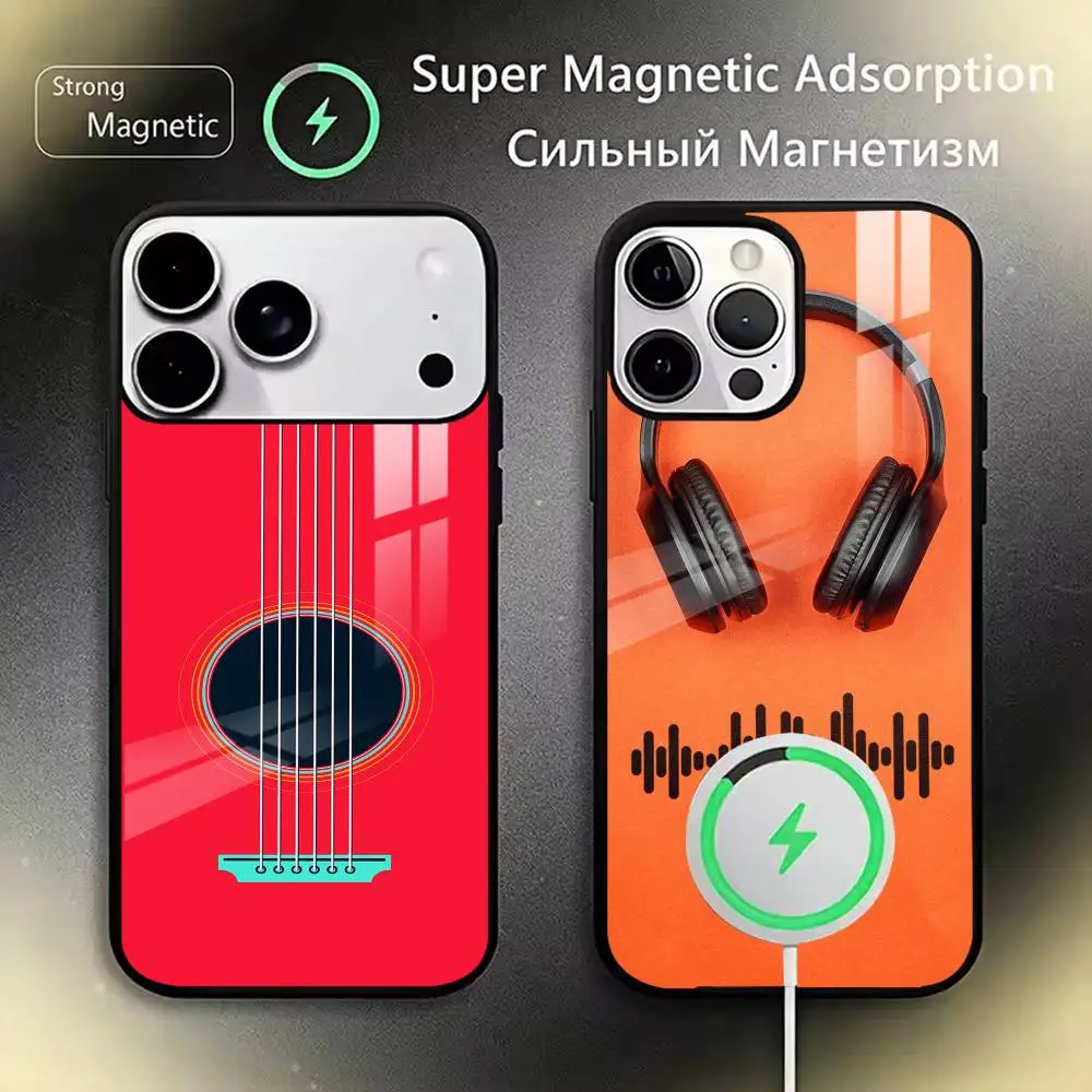 

Lucky Clover Phone Case For iPhone17,16,15,14,13,12,11 Plus,Pro Magnetic For Magsafe Wireless Charging
