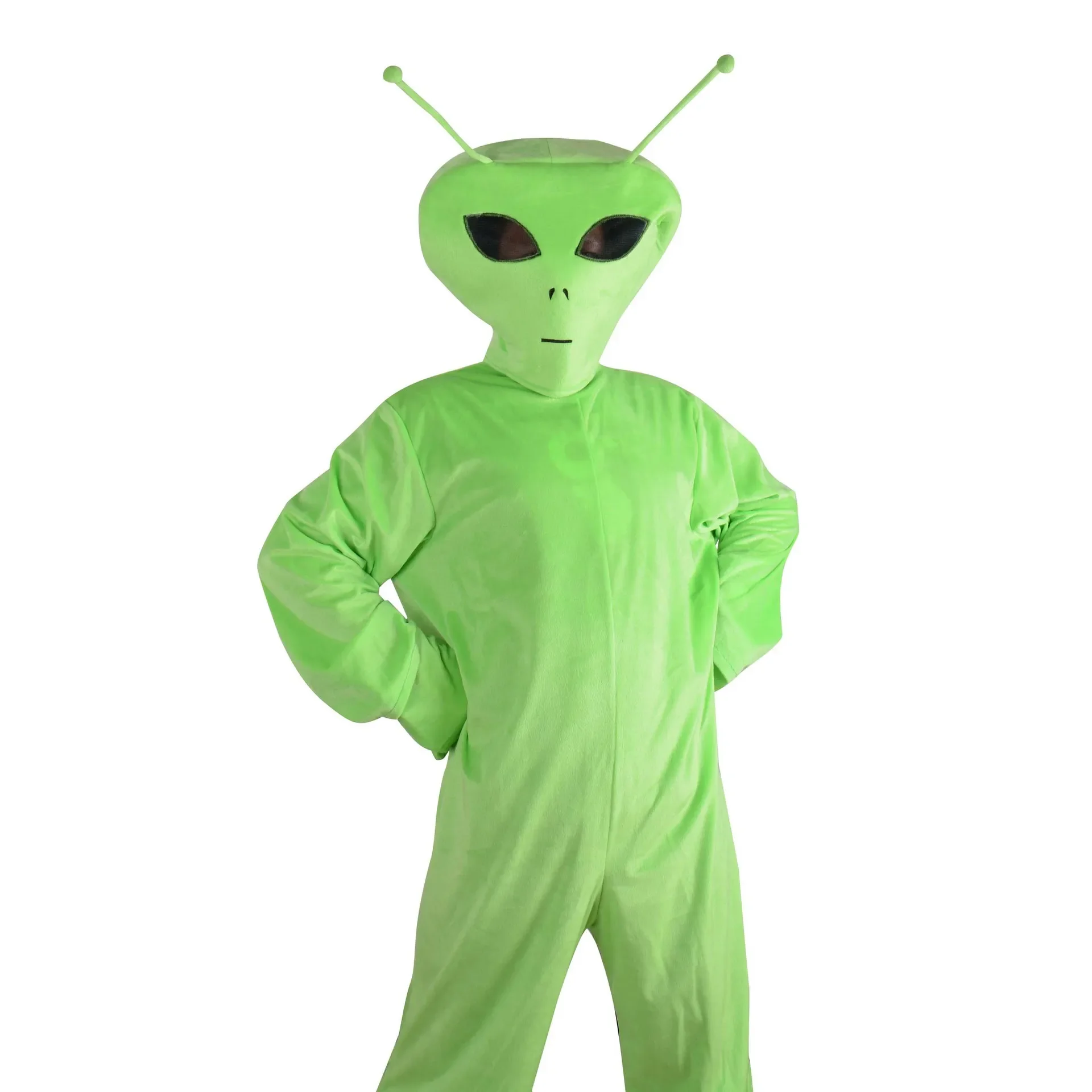 Alien Costume for adult, green alien cosplay costume, alien fancy costume, adult alien mascot costume