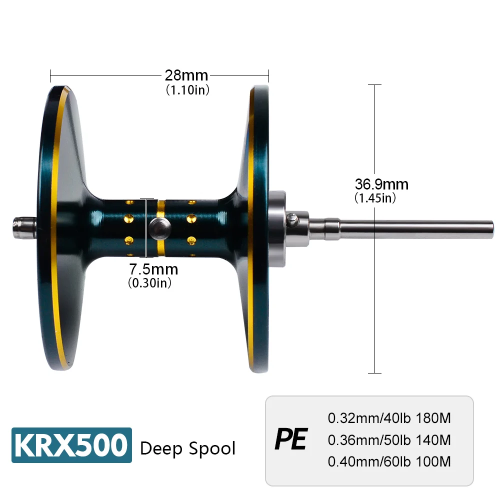 PROBEROS Baitcasting-Rolle 6,5:1 Übersetzungsverhältnis 6+1BB 20 kg/44 lb Drag 243/245 g Metallgehäuse Cast Drum Wheel Salzwasser-Angelrolle Pesca – Detail 7