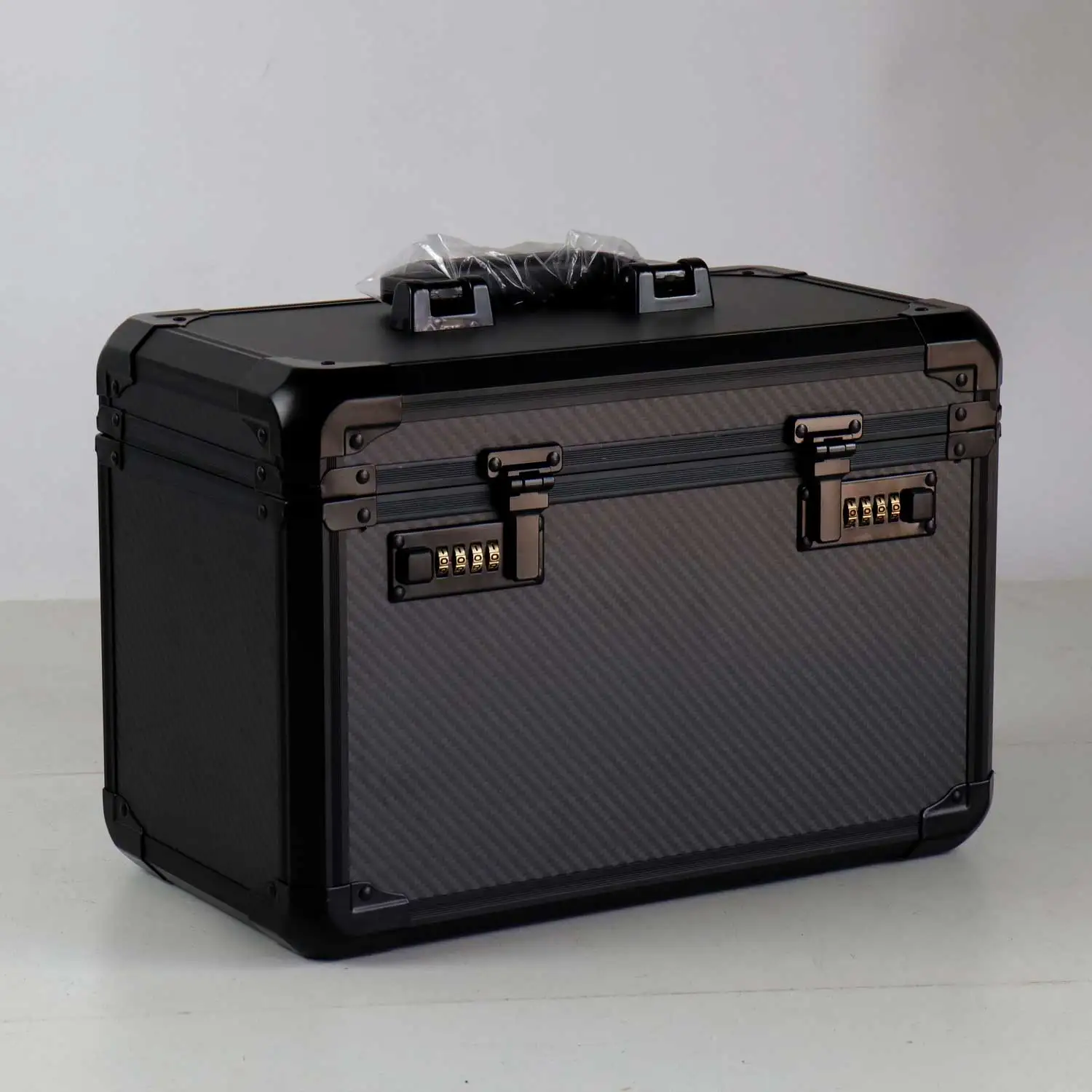 High Quality Square Carbon Fiber Aluminum Custom Precision Instrument Storage Case