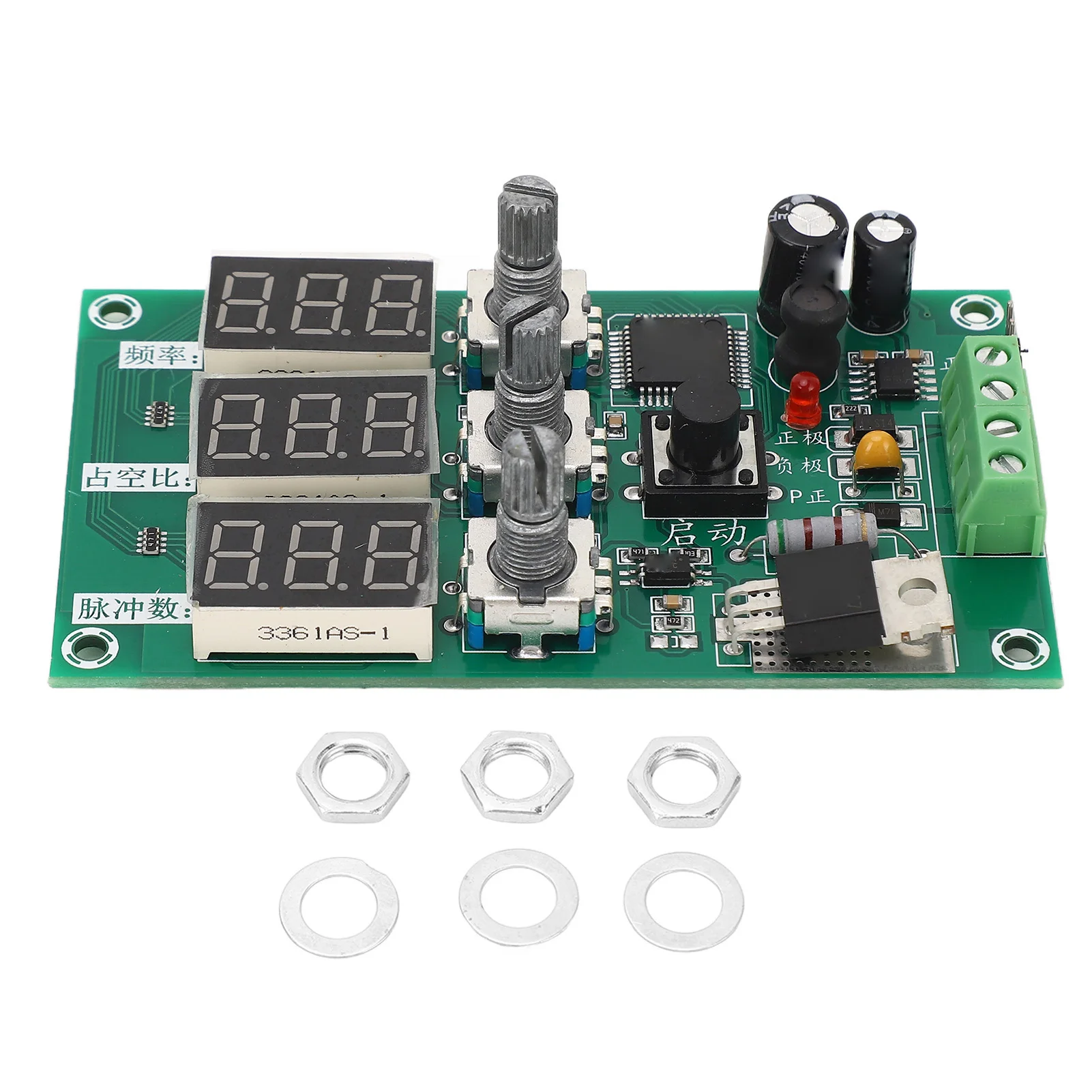 

PWM Module Dimming Speed Control Adjustable Frequency Duty Cycle Pulses Number Motor Regulator 5V~24V Speed Control Module