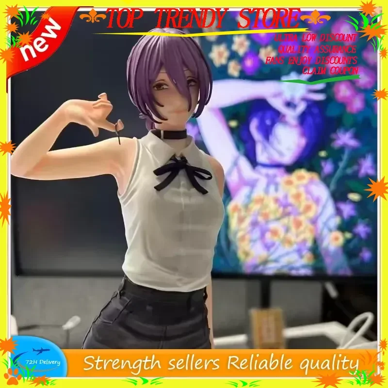 

Бензопила Человек Резе Риз Дьявол Серия Девушка Статуя ПВХ Аниме Фигурка Модель Настольный Орнамент Коллекция Игрушек Подарки На День Рождения