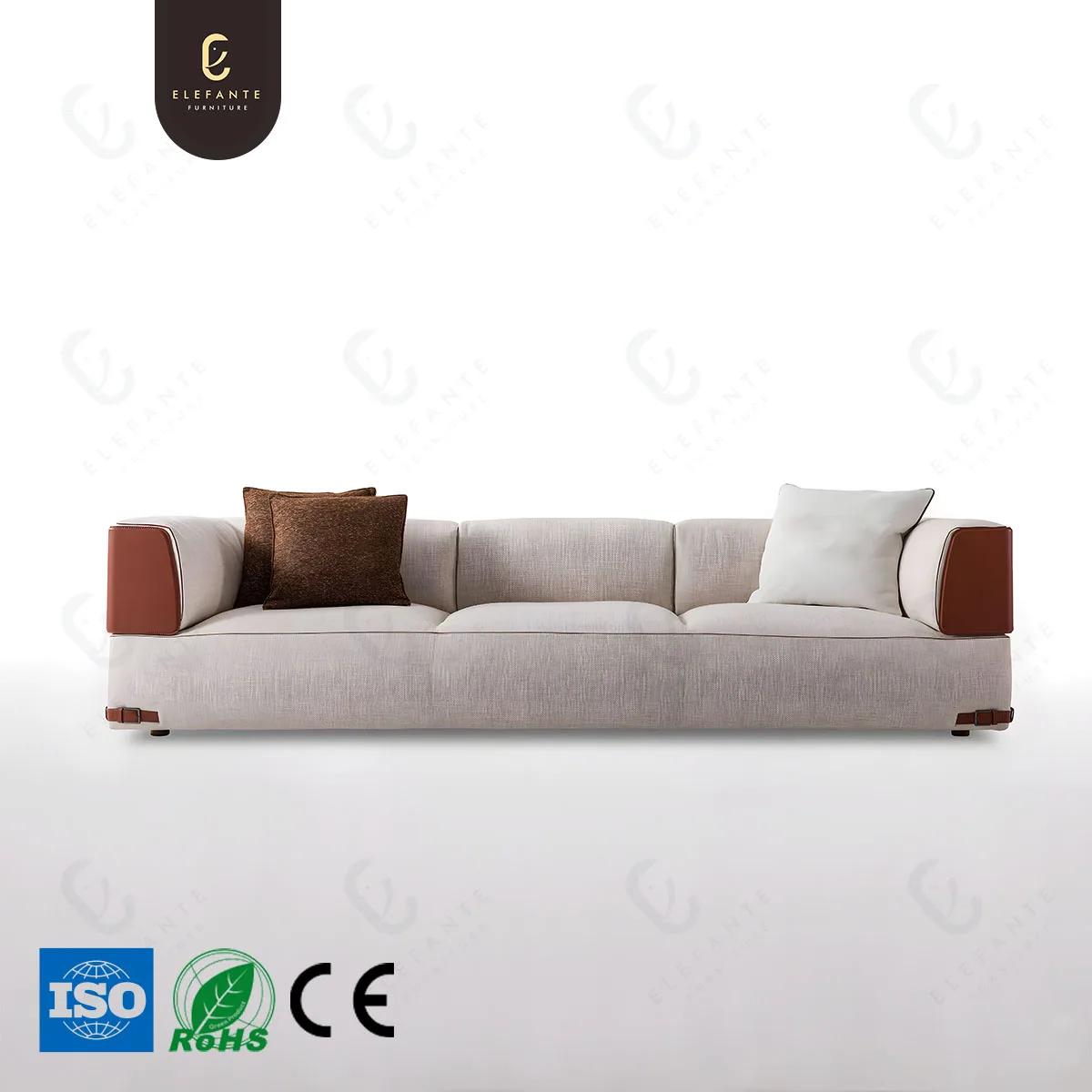 

Italian Designer Luxury Sofa Minimalist Fabric Sofa Unique Modular Couch Modern High End Fabric Sectional Sofa for Villa Home
