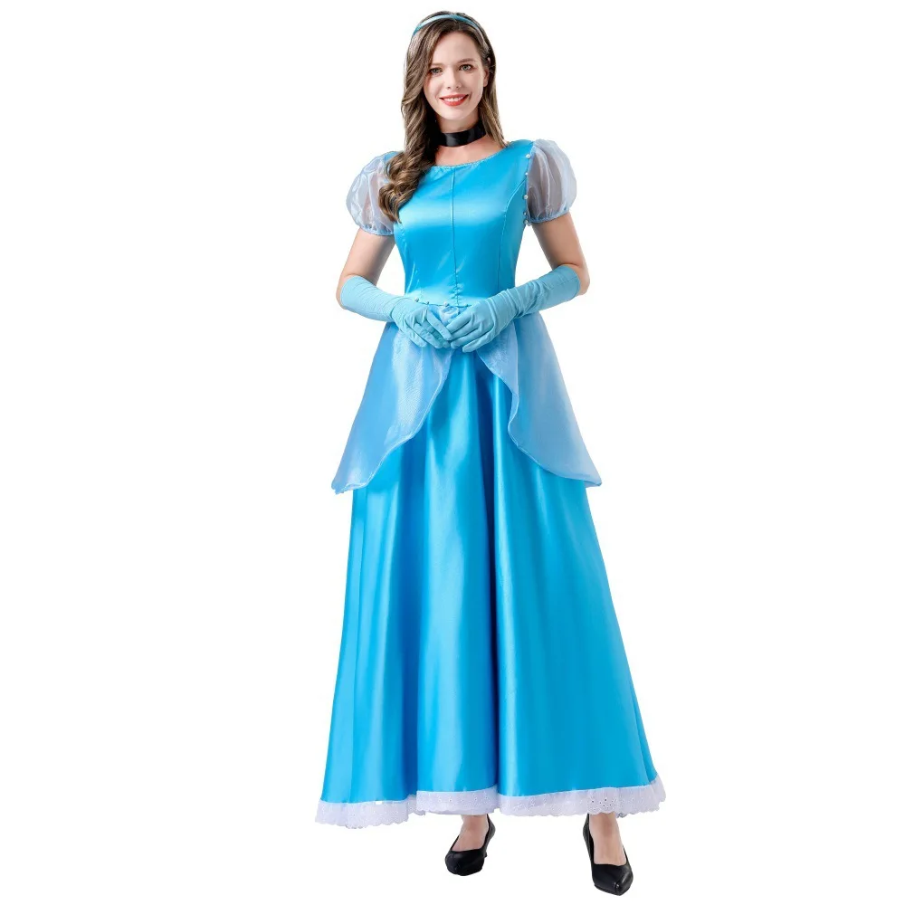 

Girls Little Mermaid Princess Dress Pretty Party Sea Daughter Costume For Halloween Cosplay Anime