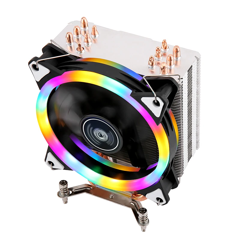 XUANFENG CPU Processor Efficient Cooler 120mm ARGB Fan 4/6 Heat Pipe Compatible LGA2011 2066 x79 x99 775 115x 1200 1700 18xx i7 - view 6