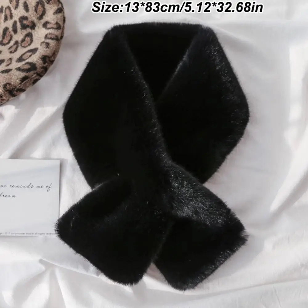 الشتاء الدافئة الصليب وشاح بلون لينة منديل التفاف سميكة الرقبة أدفأ طوق وشاح الخريف الشتاء