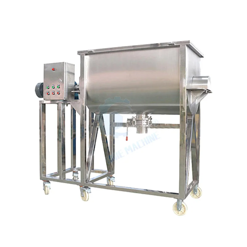 Industry Concrete Double Ribbon 1ton 5 Ton Mix Horizontal Poultry Feed Mixer Machine for Animal Feed