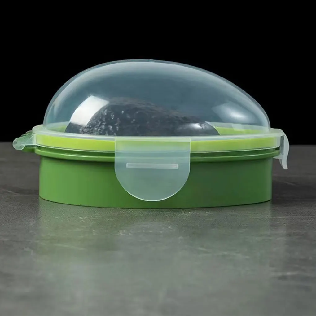 Green Kitchen Food Storage Box Conveniently Store And Preserve Avocados Stylish Avocado Storage Box