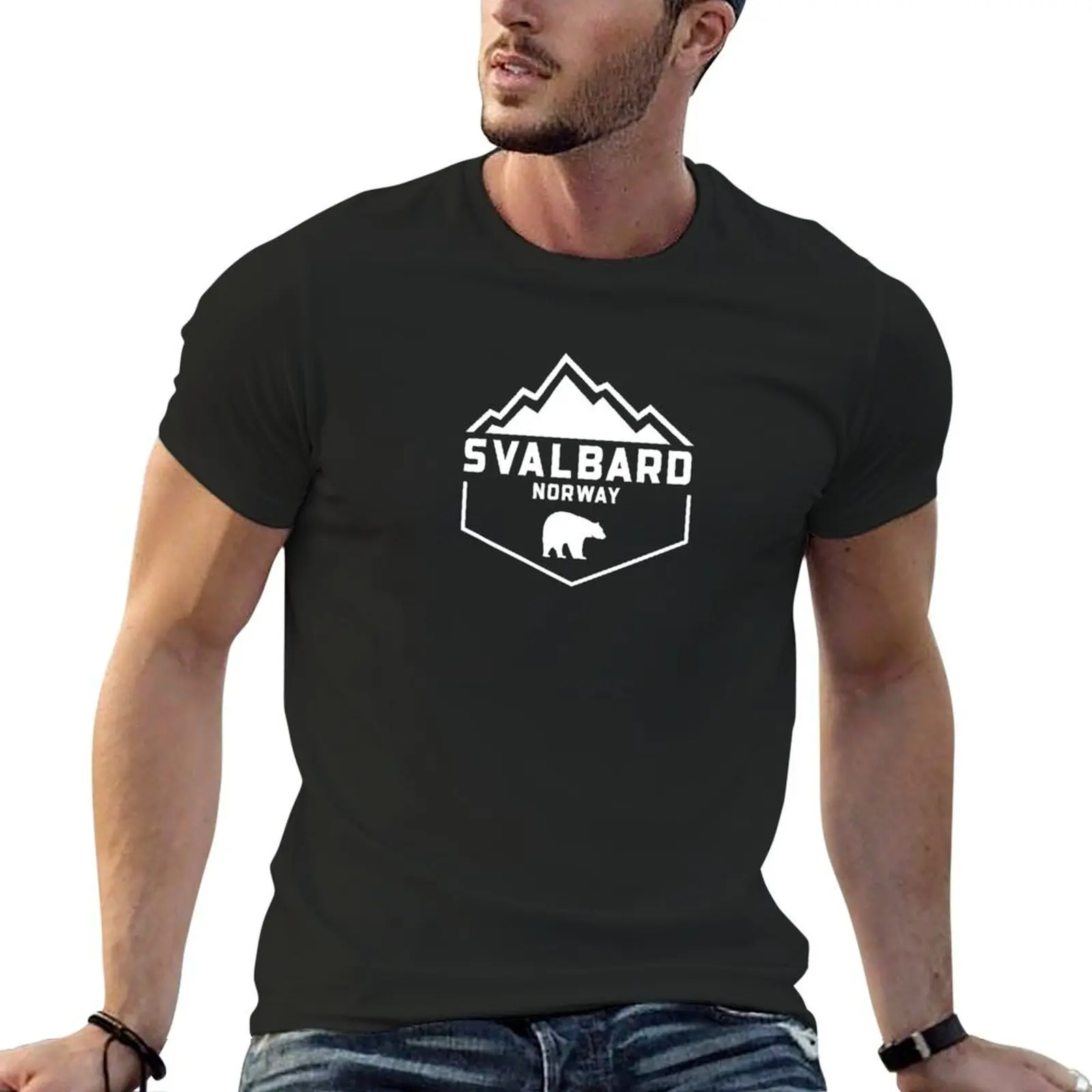 Svalbard Norway T-Shirt Blouse animal prinfor boys tees mens clothes