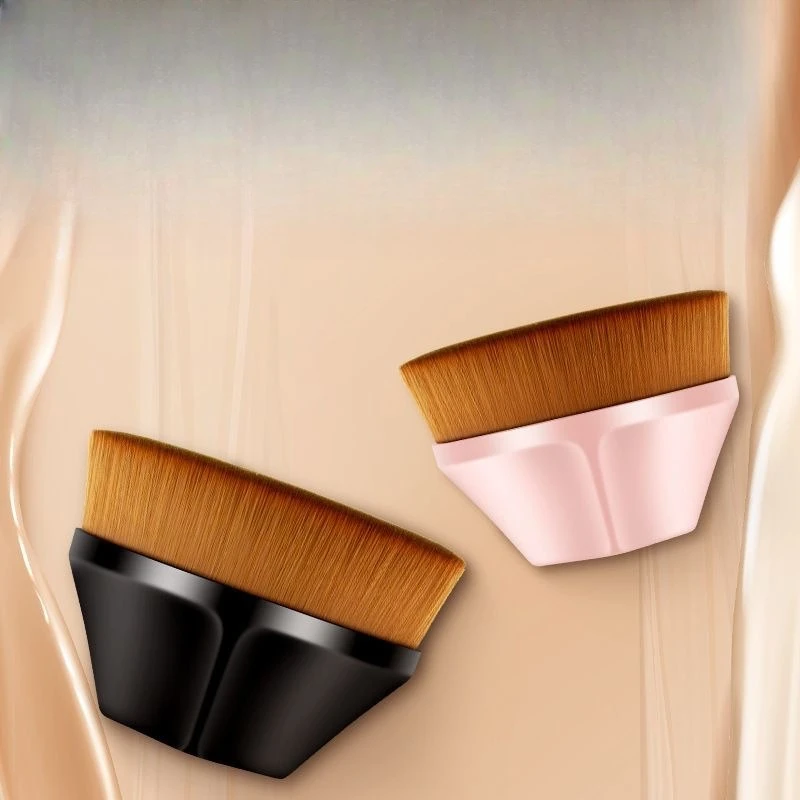 Neue Magie Make-Up Pinsel Flüssige Foundation BB Creme Keine Spur Weiche Hohe Dichte Faser Haar Leicht zu Tragen Mädchen Schönheit Werkzeuge 1PCS