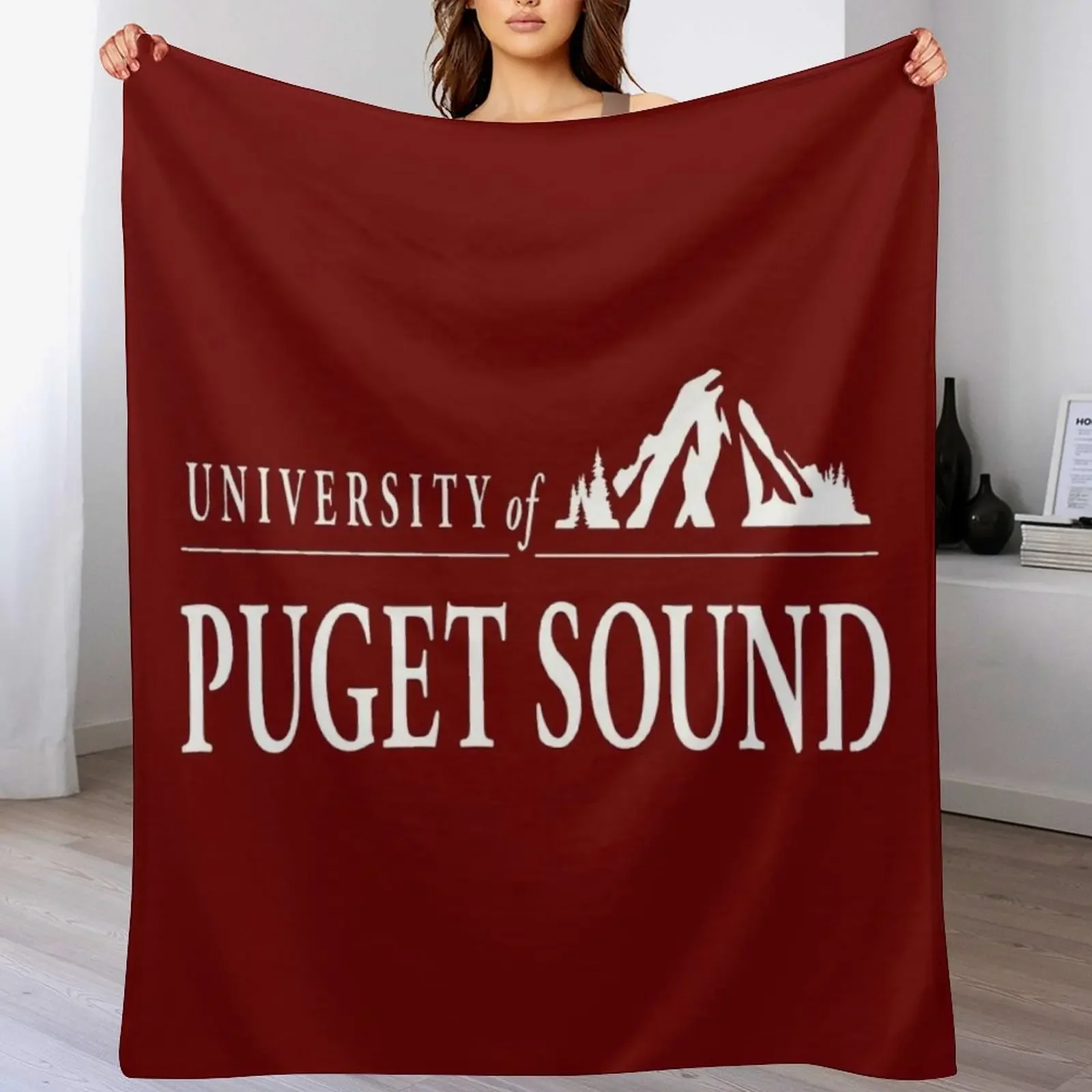 

The Puget Sound Throw Blanket Flannel Fabric christmas decoration Winter beds sofa bed Blankets