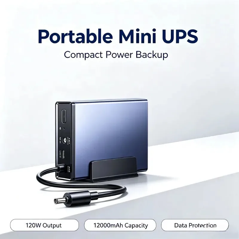 Suitable for NAS cloud power failure protector, home data storage, US300012000mAh 120W UPS battery backup