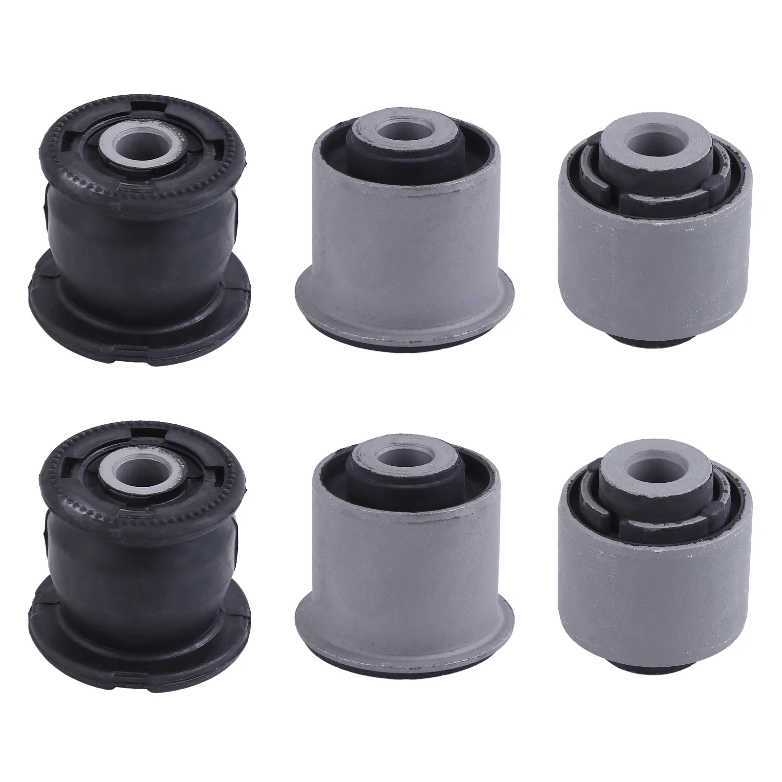 1204129 1204130 1203611 6Pcs Rear Lower Knuckle Bushing Suspension Knuckle Rubber for Honda Civic 01-05 CRV 02-06 Element 03-06