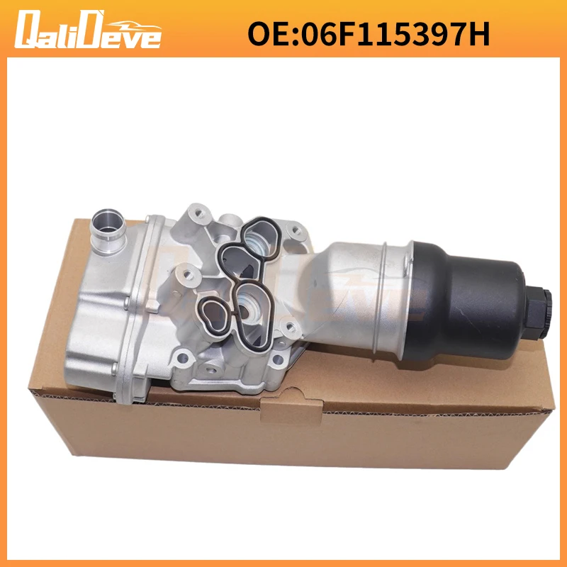 

06F115397E Aluminum Oil Filter Housing Adapter For VW Eos Golf Passat B6 Jetta III Polo Sci 06F115397F 06F115397H 06F 115 397