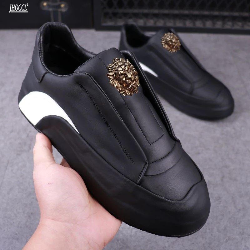 New color fashion casual shoes new network celebrity sneakers hip hop a lazy casual shoes  Zapatos Hombre A10