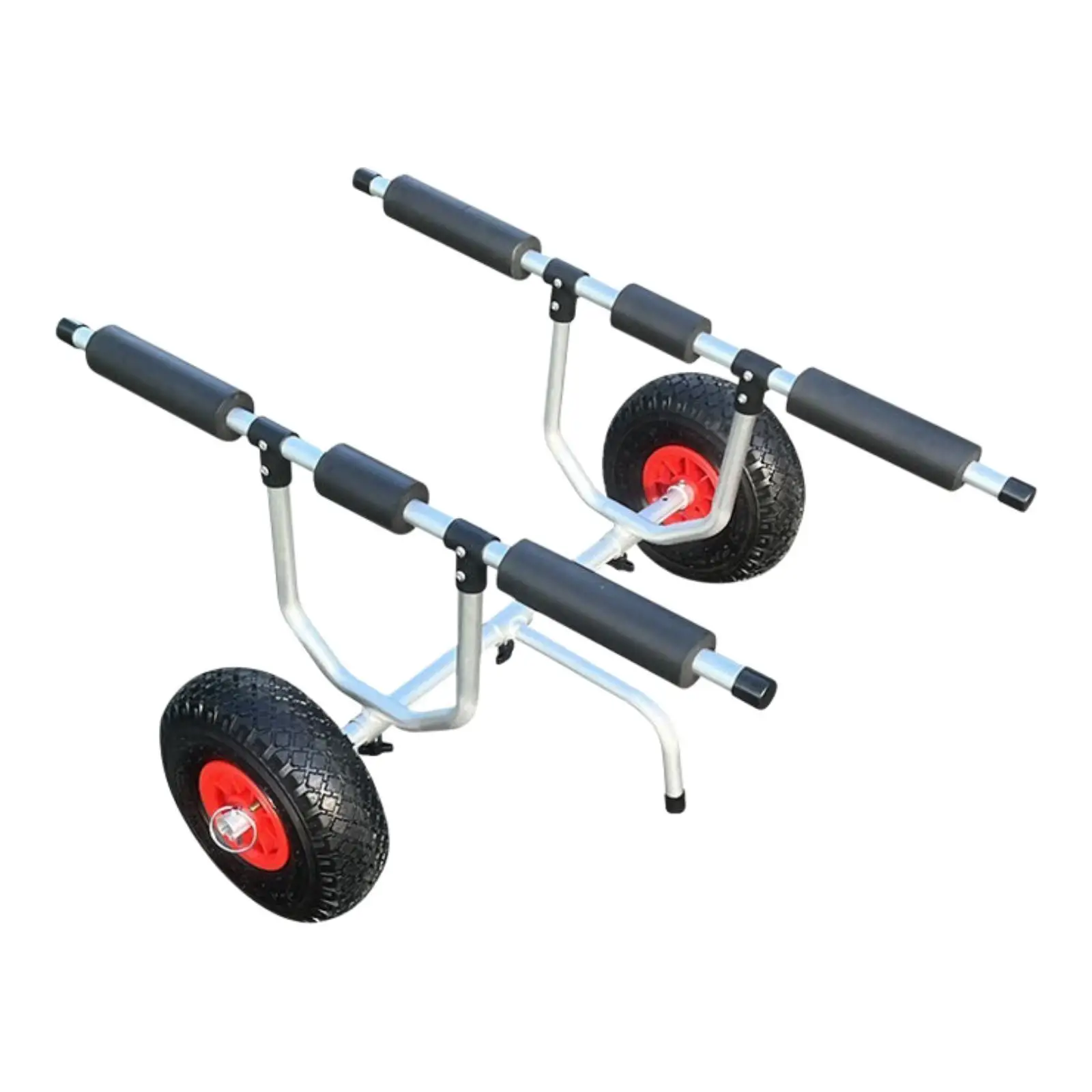 

Foldable Kayak Cart Carrying Multifunction Kayak Trailer Boat Cart for Float Mats Paddleboards Outdoor Water Sports Boating