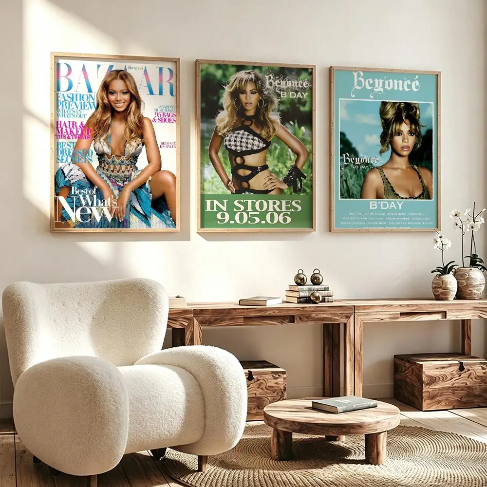 Modern Aesthetic Wall Art Poster music Beyoncé Poster for Office Home Decor Interior Large Wall Picture Print