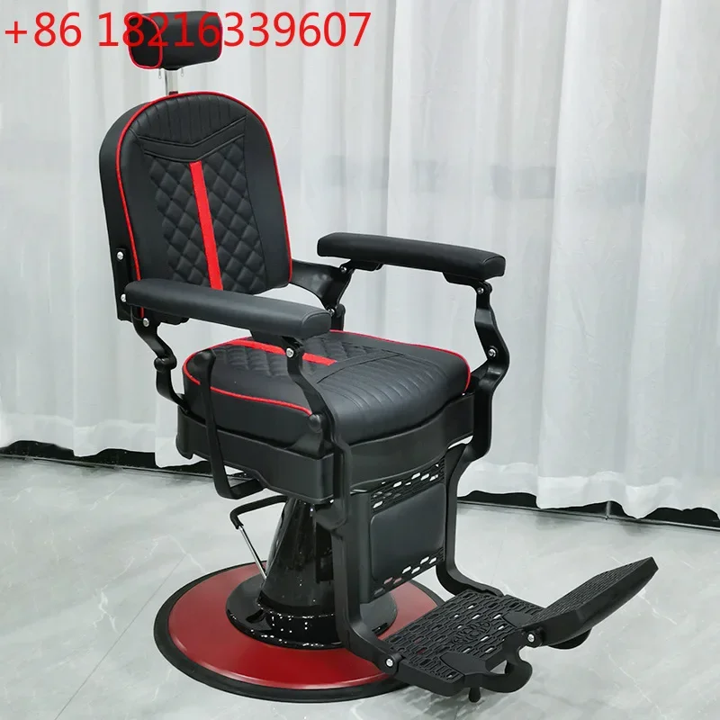 American haircut retro hairdressing can be lifted and lowered oil head chair hair  special shaving and shaving
