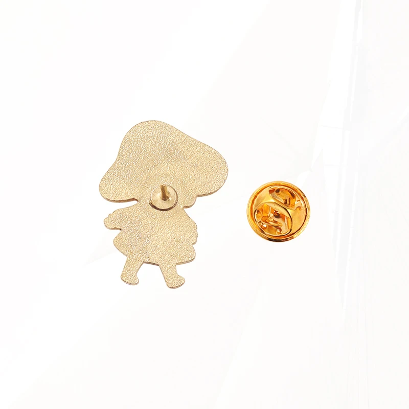 Hedgehog Frog Book Girl Cat Face Pines Lapel Badge Cartoon Kawaii Jewelry Mushroom Garden Enamel  Pins Custom Bands Music Lover