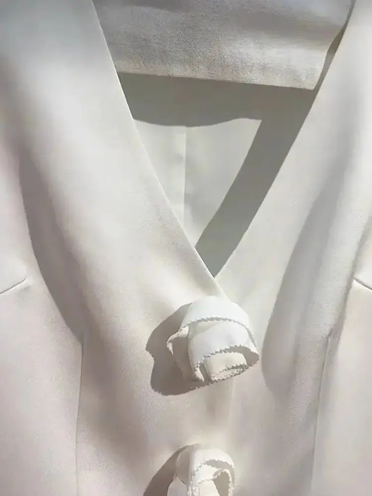 Women Elegant Chic Fragrant Y2K Suit Vest Top And Midi Long Skirt Two Piece Set Matching Outfit Summer Vintage White Uniform