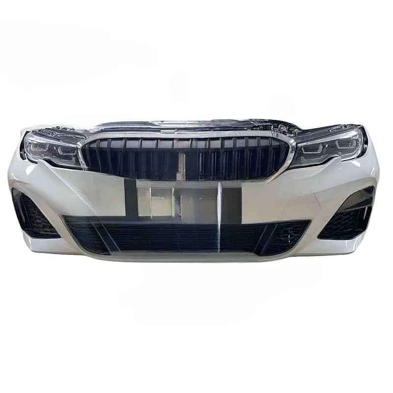 

Для BMW 3 серии G20 G28: Премиальная решетка переднего бампера, накладка на стоп-сигнал, светодиодные фары, пластик