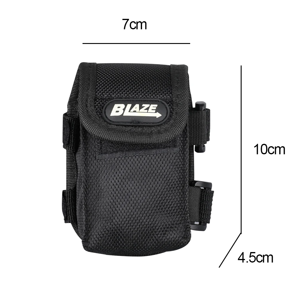 Fotografia 3: Coldre tático para lanterna Molle EDC Bolsa com clipe para cinto Bolsa multiferramenta externa ​ Tocha bolsa capa caso EDC ferramenta titular bolsa