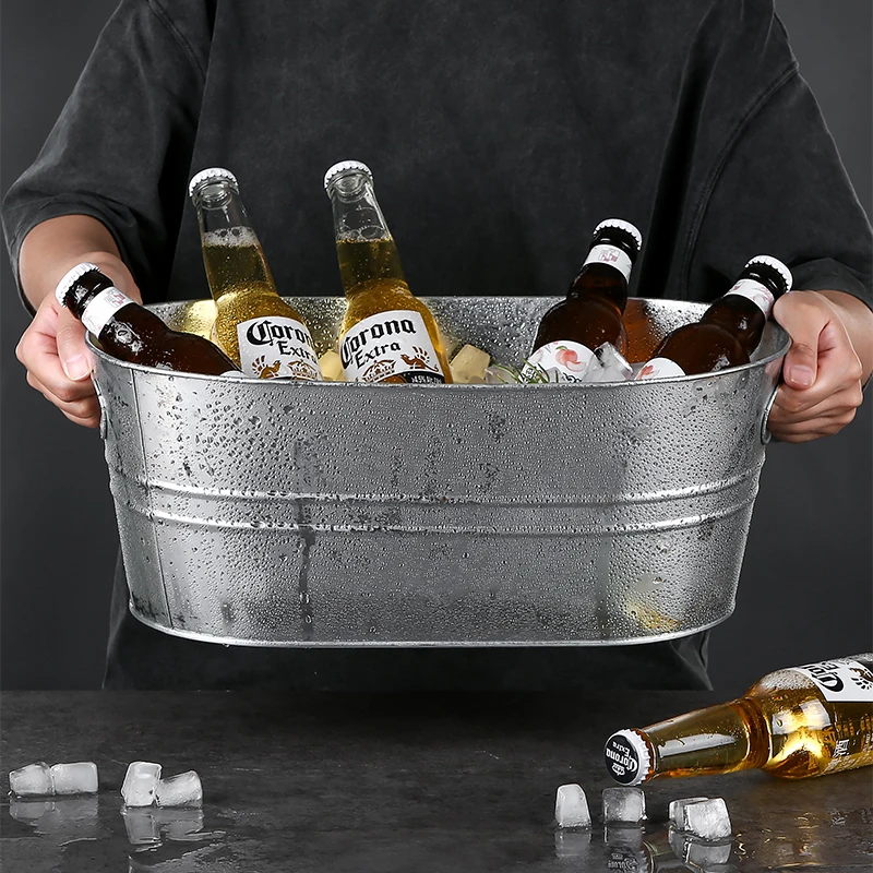 

Ведро для льда для пива Ведро для льда большой емкости Бытовой киоск Ведро для льда Интернет-бар знаменитостей Охлажденный винный напиток