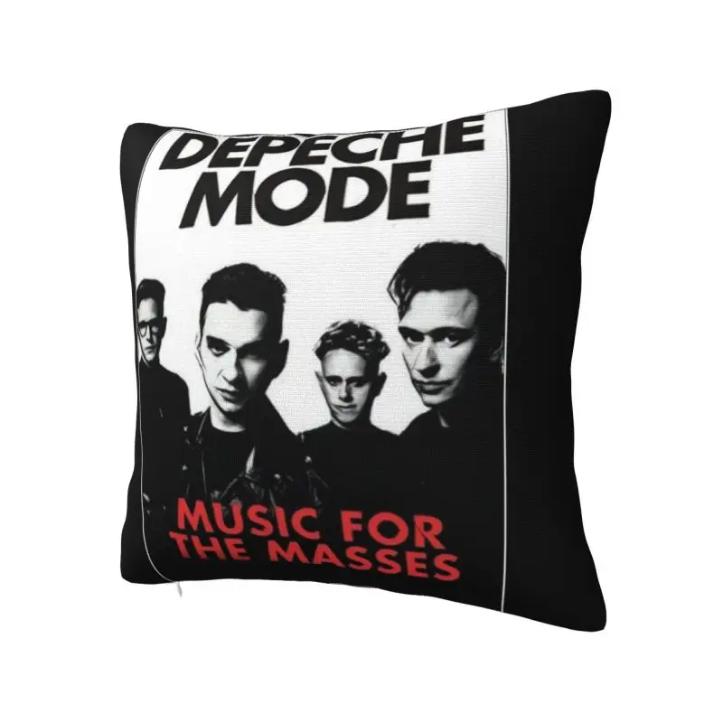 Custom Depeches Cool Mode Cushion Covers Sofa Home Decor Music Square Pillow Cover