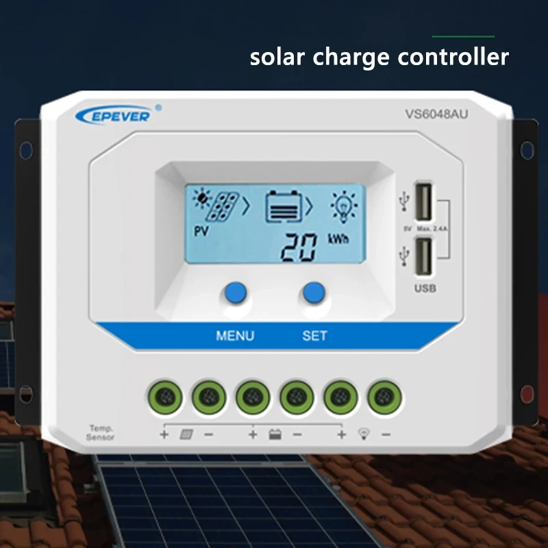 EPEVER 10A  1024AU PWM Solar Charge Controller VS AU Smart Solar Energy System