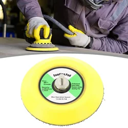 1/2/3/4/5/6 Inch M6 M8 Thread Polishing Sanding Pad Pneumatic Sander Disc Backer Plate Hook&Loop For Grinder Rotary Tool