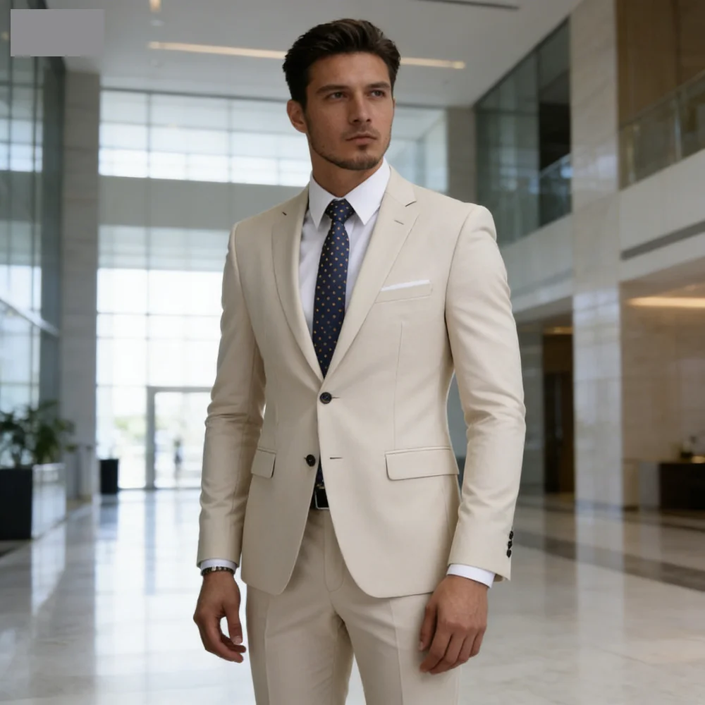 

Мужской костюм американского размера (пиджак + жилет + брюки) в деловом стиле, британский, однотонный, повседневный, для банкетов, свадеб и торжеств