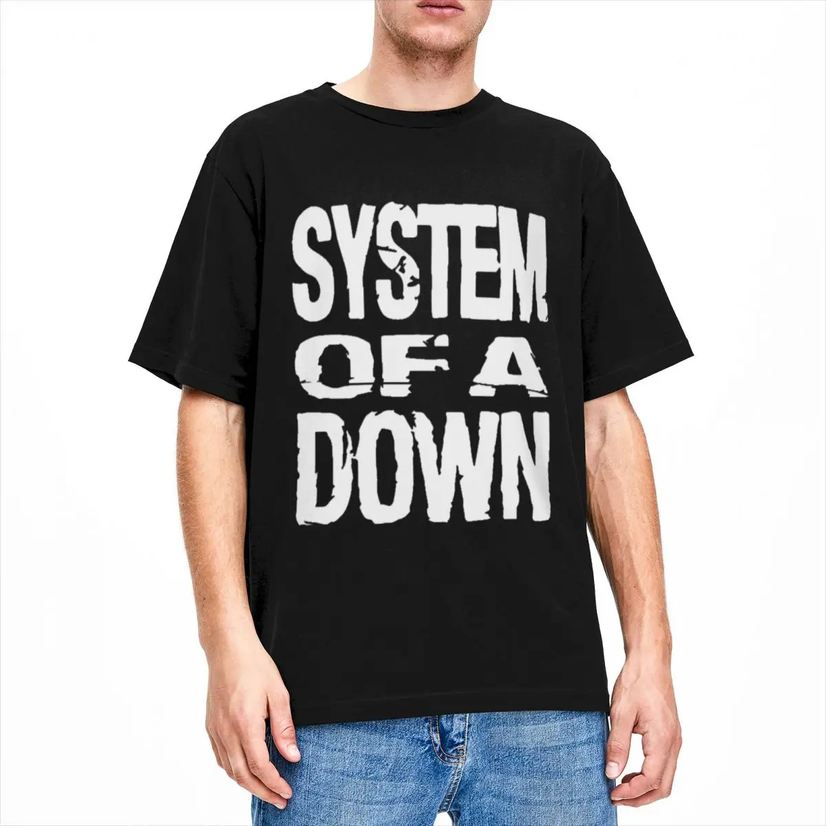 Men Women's T Shirt System Of A Down Stuff Leisure 100% Cotton Short Sleeve SOAD Heavy Metal Band T Shirt Round Neck Clothing