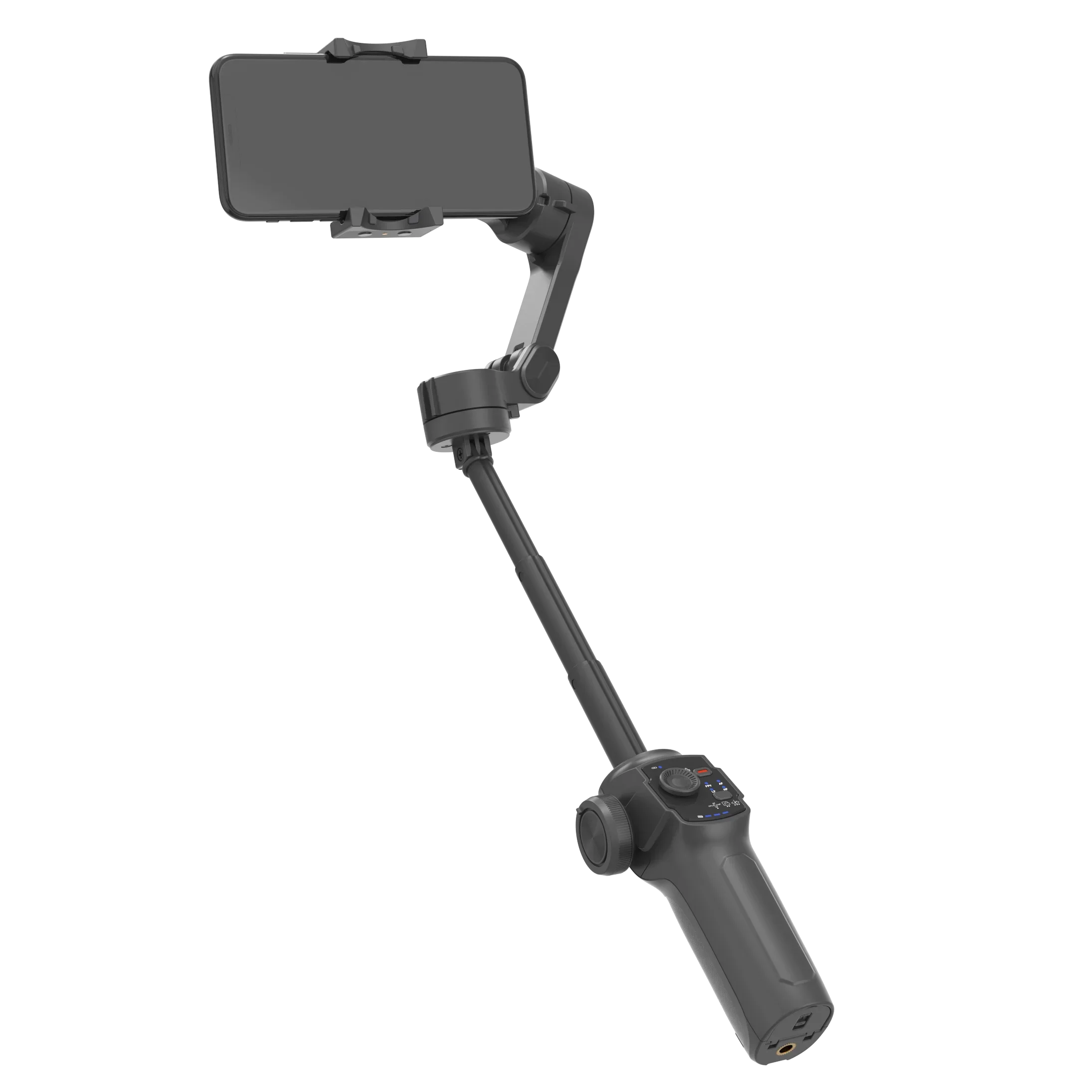 3 axis built in extension foldable gimbal stabilizer L9 for mobile phone support AI tracking