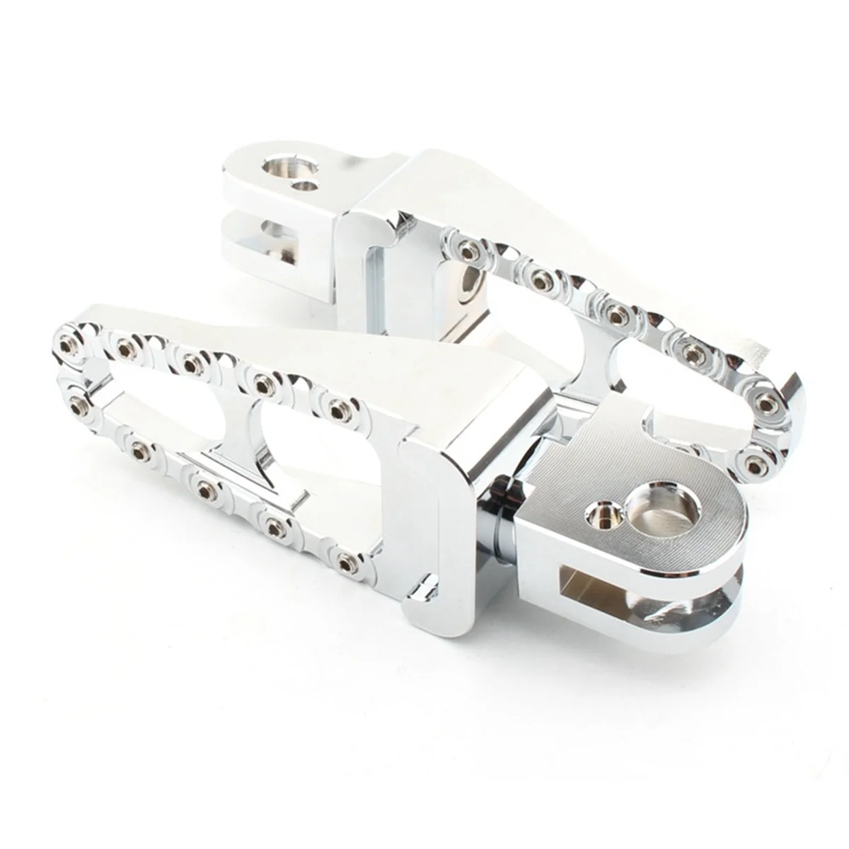 Motorfiets Achter Voetsteun Voetsteunen Voetsteunen Pedalen voor 01-15 Bonneville T100 T900 04-15 Trunxon 1200 Zilver