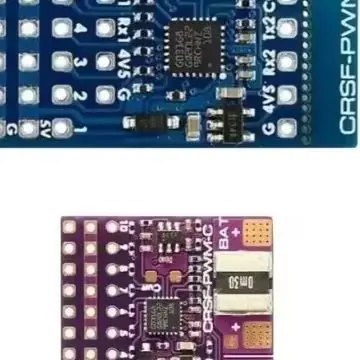 Matek CRSF-PWM-6 6CH CRSF to PWM Converter, 2x UART GPS Telemetry 1.3g for TBS Crossfire ELRS RX