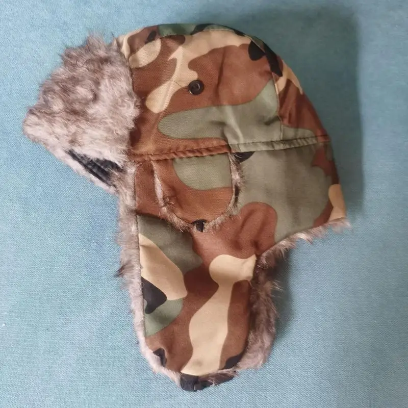 Trapper Hunting Hat Women Winter Caps Camo Trapper Hats For Ski Elastic Pilot Warm Hat Breathable Ear Protection Winter Hat