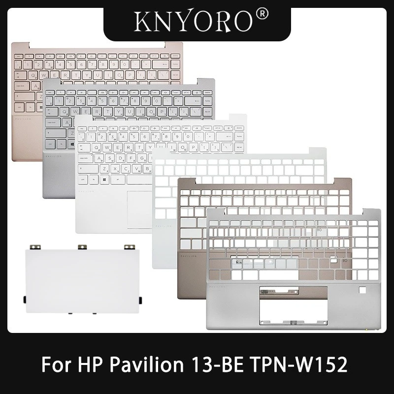 

Оригинальная новая русская клавиатура для ноутбука HP Pavilion 13-BE TPN-W152, верхняя крышка упора для рук, серебристо-белый корпус с подсветкой